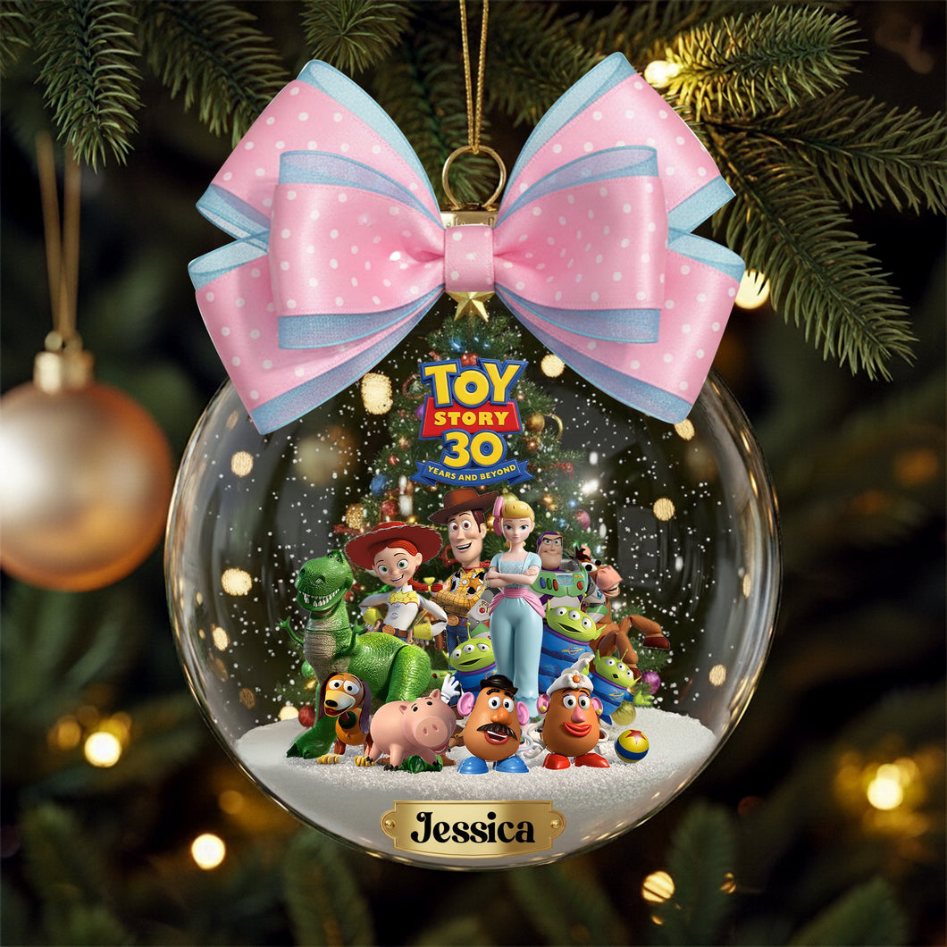 Celebrate 30 Years of Adventure – Personalized Toy Story Ornament - Perfect Gift for Disney Fans Ornament PopCulturePrints