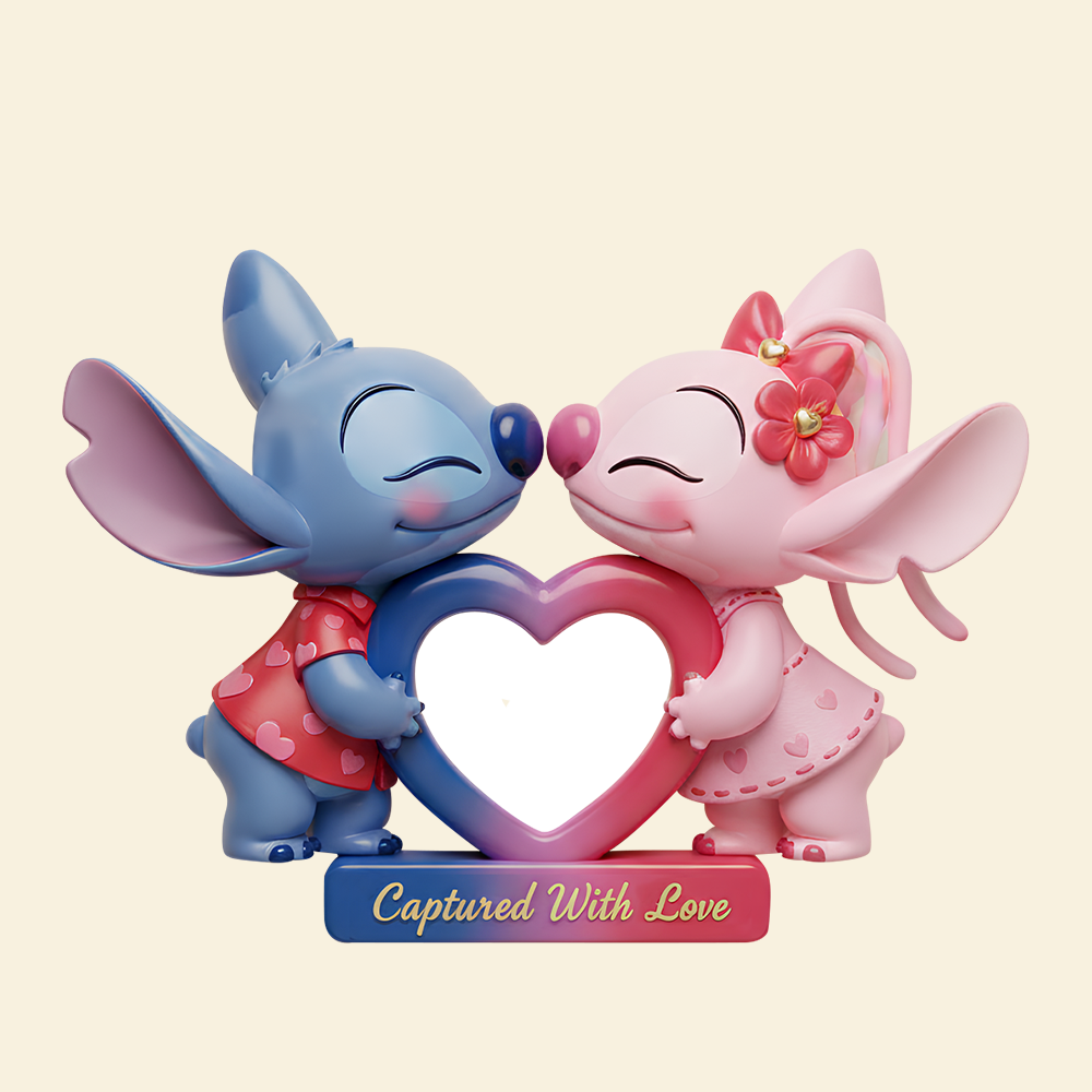 "Capture Your Love Forever" - Romantic Kissing Couple Fridge Magnet, Personalized Custom Photo Gift for Couples Fridge Magnet PopCulturePrints