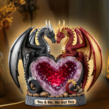 Load image into Gallery viewer, You &amp; Me, We Got This - Fantasy Love Acrylic Light Box - Personalized Gifts For Couples Light Box PopCulturePrints

