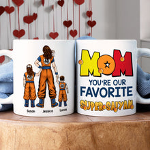 Load image into Gallery viewer, Custom Super Mom Coffee Mug | Personalized Anime Family Gift Coffee Mug PopCulturePrints
