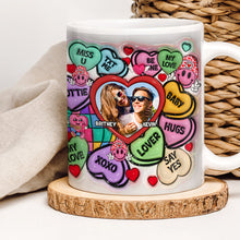 Load image into Gallery viewer, Personalized 3D Inflated Coffee Mug - &#39;Miss You My Love&#39; for Couples Coffee Mug PopCulturePrints
