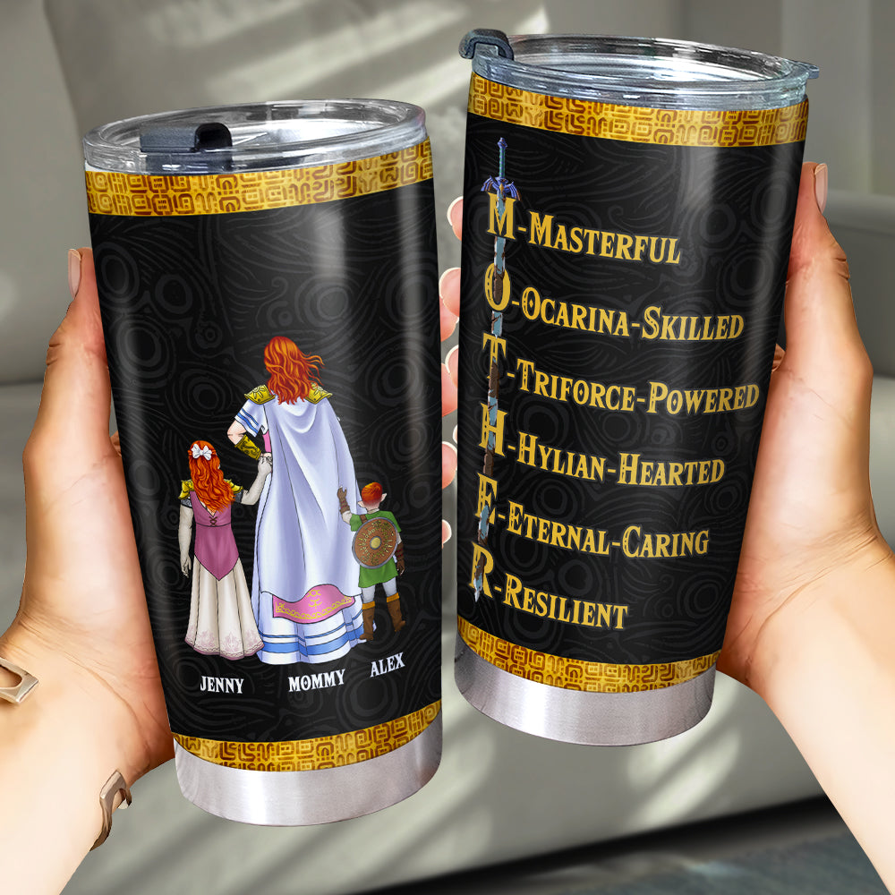 Mom, You Are M-U-T-H-E-R-Fabulous! - Personalized Tumbler Gift for Mom, Grandma & More Tumbler Cup PopCulturePrints