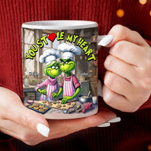 Load image into Gallery viewer, Custom &#39;You Stole My Heart&#39; Couple Mug - Perfect Valentine&#39;s Day Gifts Coffee Mug PopCulturePrints
