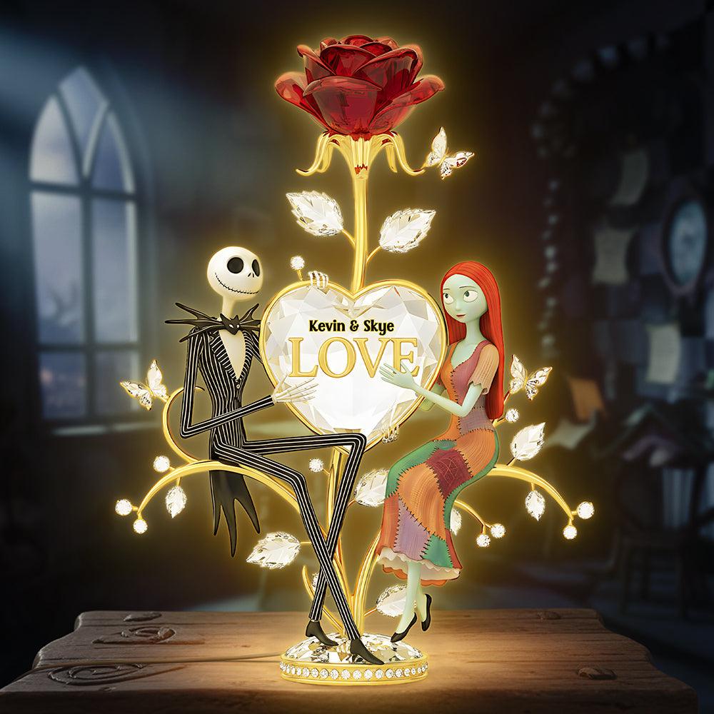 Spooky Love Light Box - Personalized Gift for Couples Light Box PopCulturePrints