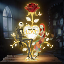 Load image into Gallery viewer, Spooky Love Light Box - Personalized Gift for Couples Light Box PopCulturePrints
