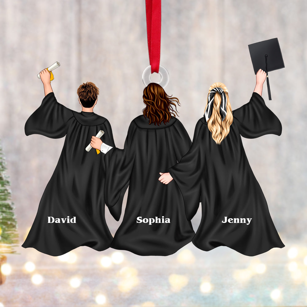 Personalized Graduation Christmas Ornament for Celebrating Graduates Ornament PopCulturePrints