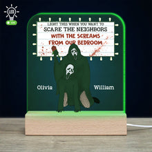 Load image into Gallery viewer, Personalized Horror Romance LED Light - Movie Fan Gift for Valentine's Day Gifts Led Night Light PopCulturePrints
