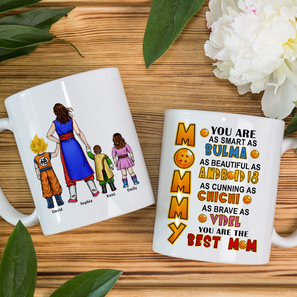 Custom Anime Mom Mug - Personalized Mother's Day Gift Coffee Mug PopCulturePrints