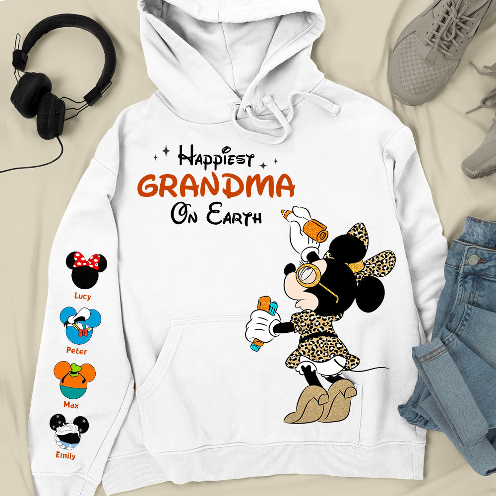 Happiest Mommy On Earth - Personalized 3D Shirt - Gift for Grandma, Mom, and Loved Ones AOP Products PopCulturePrints