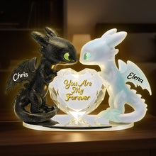 Load image into Gallery viewer, You Are My Forever - Cute Couple Acrylic Light Box - Personalized Gifts for Couples Light Box PopCulturePrints
