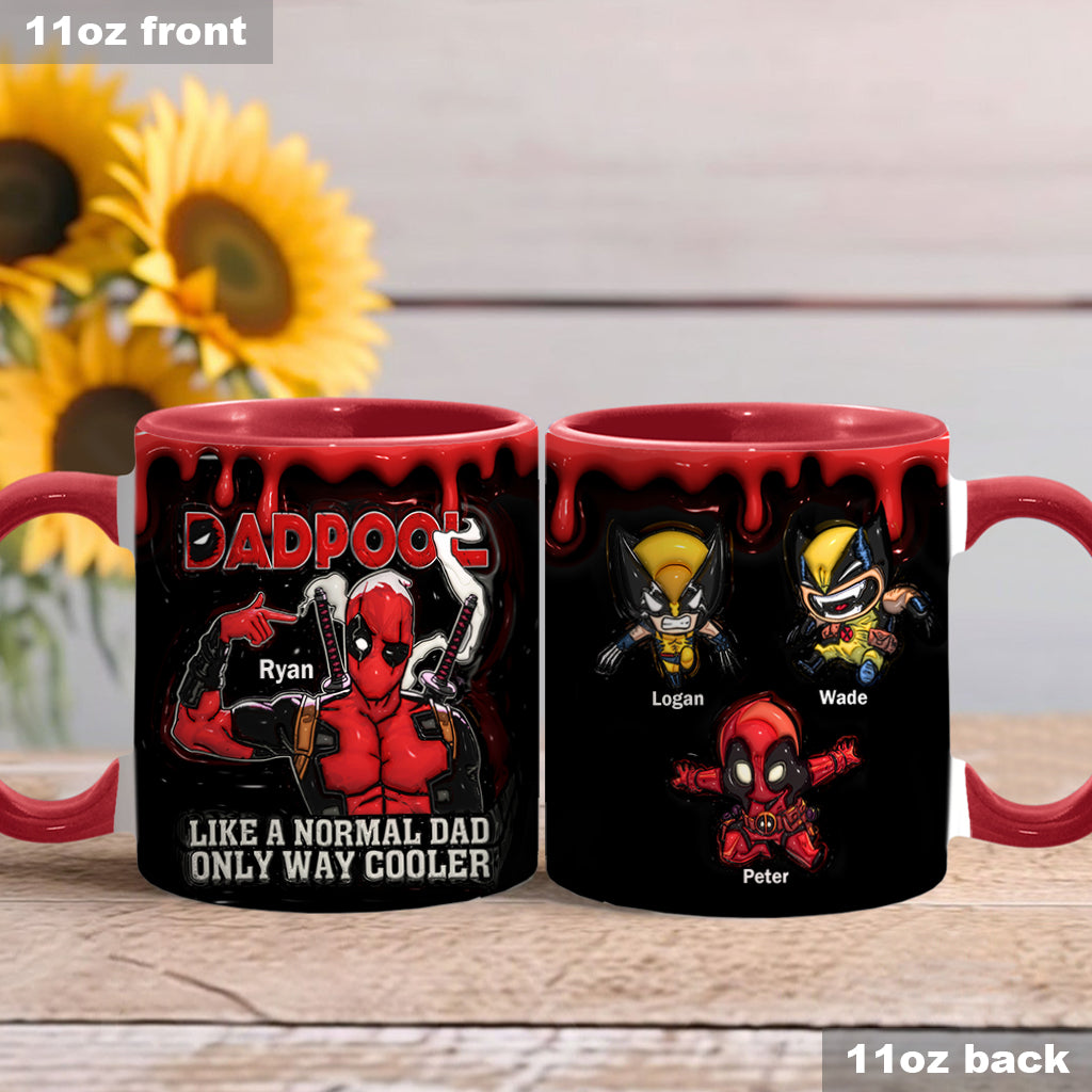 Dadpool Personalized Mug - Custom Psychopath Accent Mug