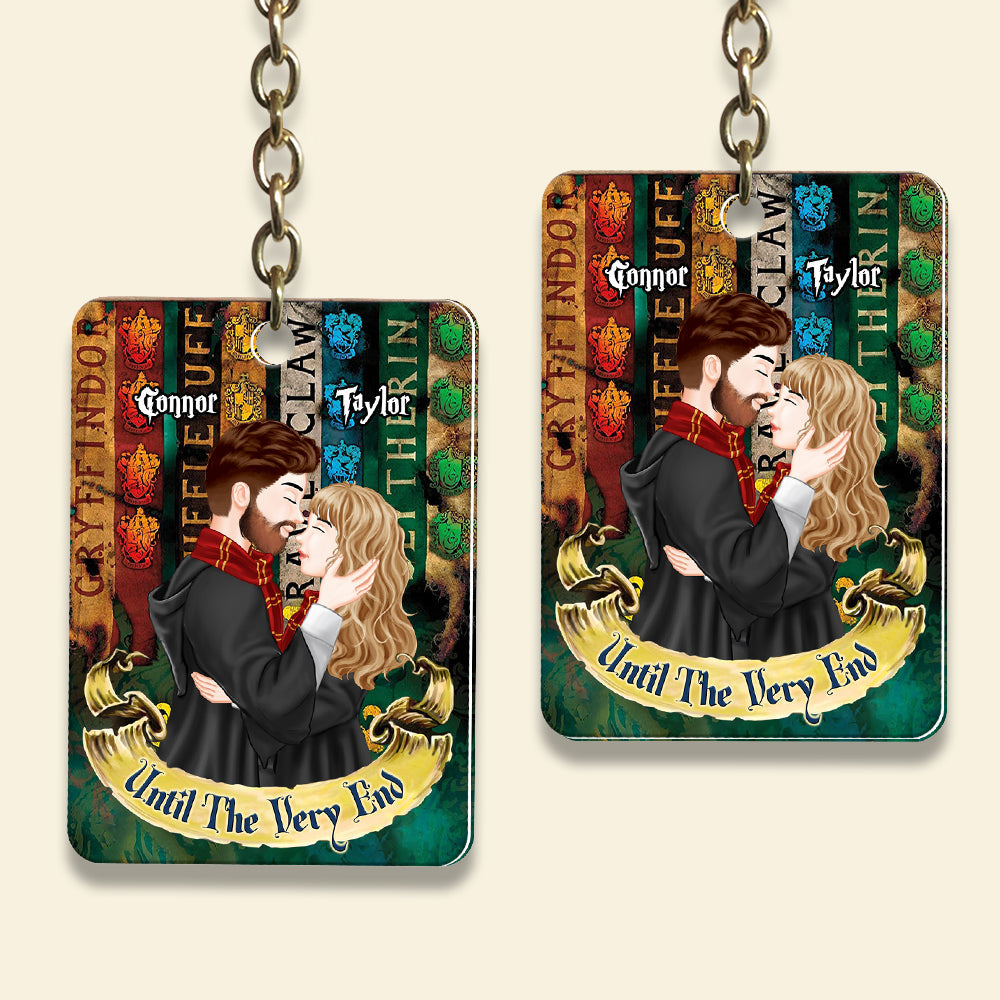 Personalized Harry Potter Themed Keychain - Until the Very End