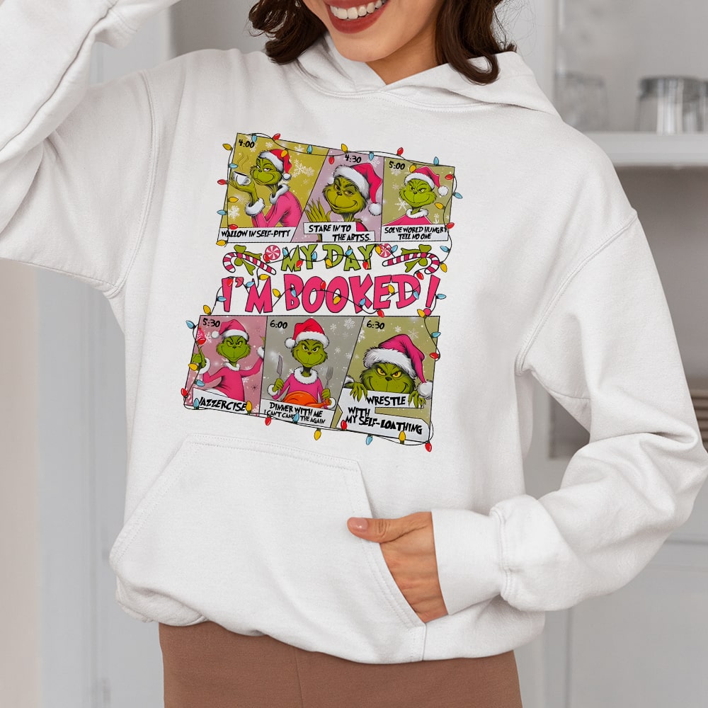 Festive Grumpy Holiday Schedule Shirt Shirts PopCulturePrints