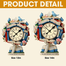 Load image into Gallery viewer, Cherish Every Moment with Your Lovely Friends - Personalized Wall Clock Gift Hanging Wall Clock PopCulturePrints
