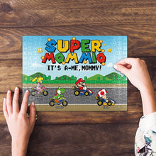 Load image into Gallery viewer, Super Mom Personalized Jigsaw Puzzle - Fun Gift for Mother&#39;s Day Jigsaw Puzzles PopCulturePrints
