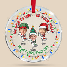 Load image into Gallery viewer, Personalized Funny Christmas Ornament for Dad Ornament PopCulturePrints
