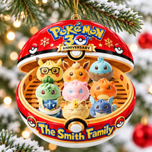 Load image into Gallery viewer, Celebrate Your Family with Cute Dumpling Family Christmas Ornament - Personalized Gift
