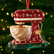 Load image into Gallery viewer, Baking Mixer Ornament - Personalized Gifts for Baking Lovers Ornament PopCulturePrints

