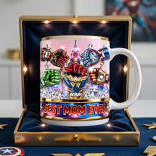 Load image into Gallery viewer, Best Mom Ever - Super Fist Bump Personalized Coffee Mug | Custom Gifts for Mom, Grandma &amp; More Coffee Mug PopCulturePrints
