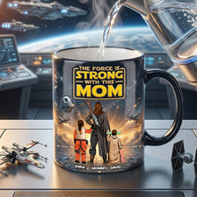 Load image into Gallery viewer, The Force is Strong with This Mom - Personalized Magic Mug Gifts for Moms Coffee Mug PopCulturePrints
