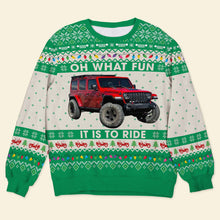 Load image into Gallery viewer, Personalized Off Road Adventure Ugly Sweater Ugly Christmas Sweater PopCulturePrints
