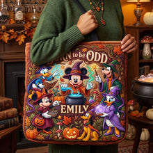 Load image into Gallery viewer, “Born To Be Odd” – Personalized Tote Bag for Witch Lovers
