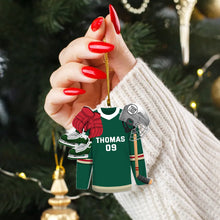 Load image into Gallery viewer, Holiday Pajama Set for Cannabis Enthusiasts Ornament PopCulturePrints
