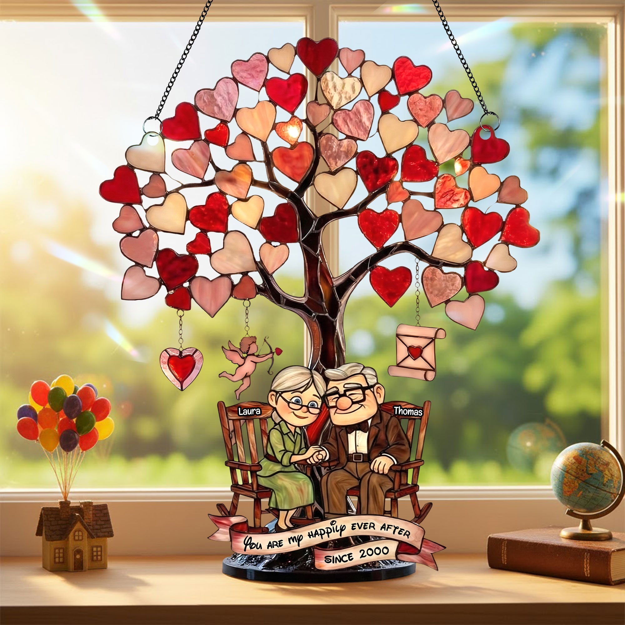You Are My Happily Ever After Suncatcher - Personalized Gifts for Couples Ornament PopCulturePrints