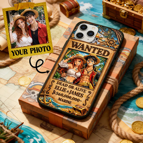 “Capture Your Adventure” - Anime Custom Photo Phone Case - Personalized Gift for Anime Fans, Couples, and Friends Phone Case PopCulturePrints