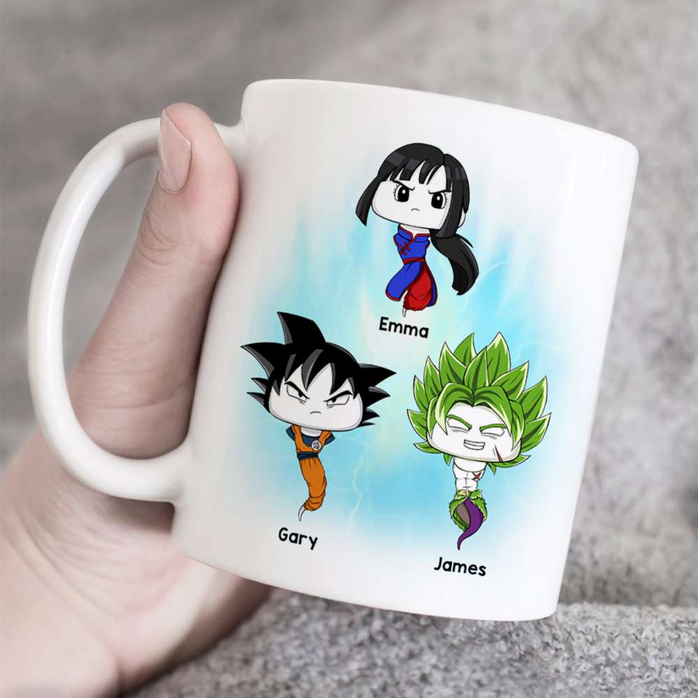 Dad's Best Kamehameha Shots - Personalized Funny Mug Coffee Mug PopCulturePrints