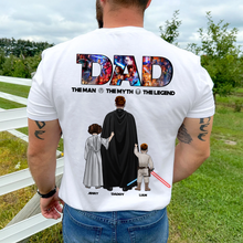 Load image into Gallery viewer, A Legend in Every Stitch - The Galaxy Dad Shirt - Personalized Gift for Dad Shirts PopCulturePrints
