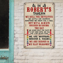 Load image into Gallery viewer, Heroic Quest: Personalized Metal Wall Art for Game Lovers Metal Signs PopCulturePrints
