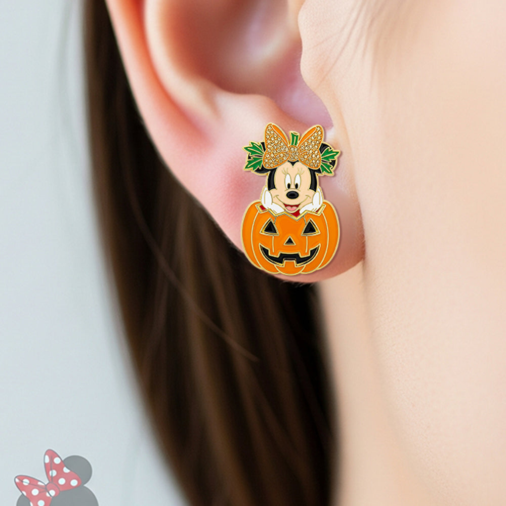 “Spooktacular Delight!” Custom Halloween Cute Stud Earrings - Personalized Gifts for Fans Earrings PopCulturePrints