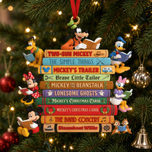 Load image into Gallery viewer, Cherish the Moments: Cartoon Bookstack Ornament - Personalized Gifts for Childhood Christmas

