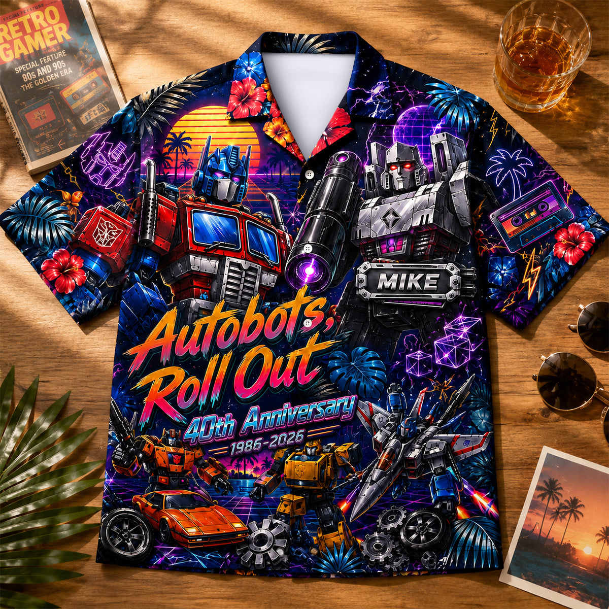 40th Aniversary Hawaiian Shirt - Personalized Gifts 03hadh010726 Hawaiian Shirts PopCulturePrints