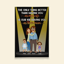 Load image into Gallery viewer, The Only Thing Better Than Having You as My Wife - Personalized Canvas Print for Mother&#39;s Day Poster &amp; Canvas PopCulturePrints
