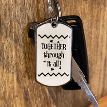 Load image into Gallery viewer, Couple&#39;s Personalized Cartoon Keychain - Hand in Hand
