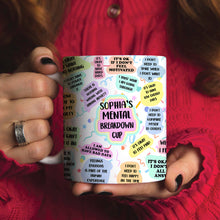 Load image into Gallery viewer, Personalized Mental Health Support Coffee Mug Coffee Mug PopCulturePrints
