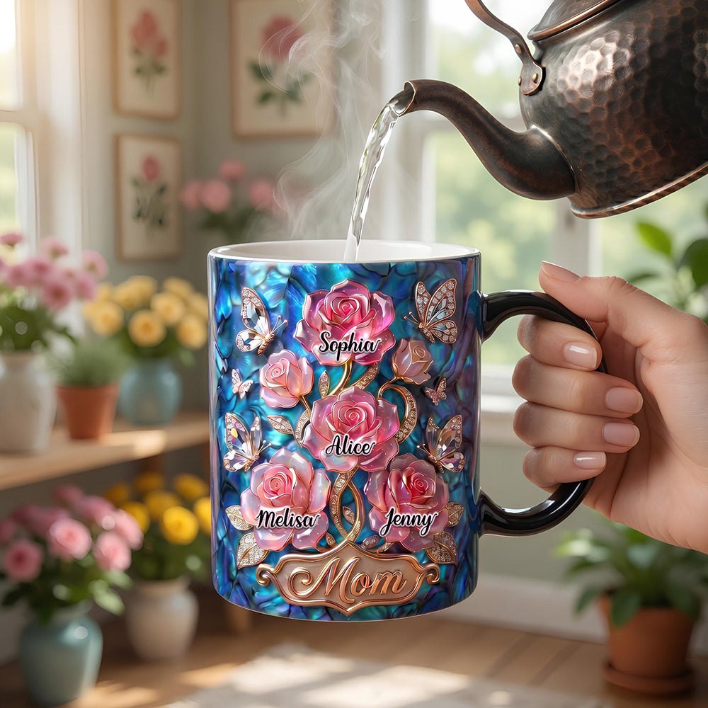Glow Mom Era Magic Mug - A Personalized Gift for Every Mom Coffee Mug PopCulturePrints