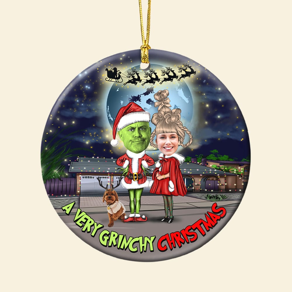 Custom Family Photo Suncatcher Ornament - Heartwarming Holiday Keepsake Ornament PopCulturePrints