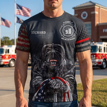Load image into Gallery viewer, In Memory of Our Fallen Heroes - Personalized Honor Fallen Firefighter Heroes 3D Shirt
