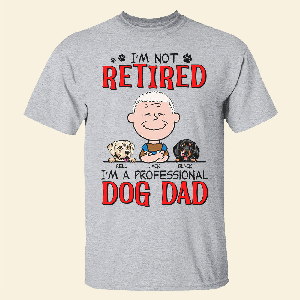 Personalized Dog Lover T-Shirt - Professional Dog Dad Gift