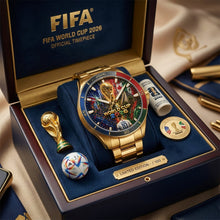 Load image into Gallery viewer, “Time for the Game!” - Global Championship Stainless Steel Men's Watch - Personalized Gift for Sport Lovers

