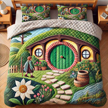 Load image into Gallery viewer, Personalized Lord of the Rings Quilt Bedding Set for Movie Fans Blanket PopCulturePrints
