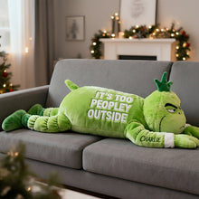 Load image into Gallery viewer, Too Peopley Outside Custom Shape Pillow - Personalized Gift for the Anti-Social Pillow PopCulturePrints
