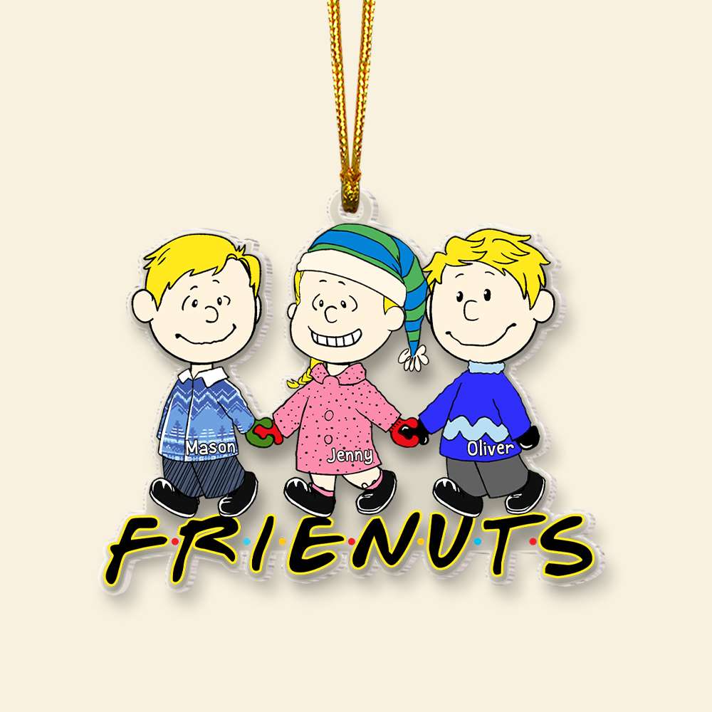 Custom Friends Christmas Ornament - Personalized Holiday Keepsake