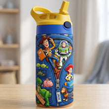 Load image into Gallery viewer, Adventure Friends Colorful Kid Tumbler - Personalized Gifts For Kids
