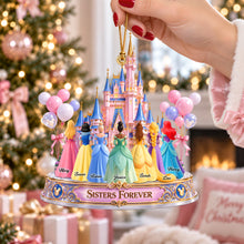 Load image into Gallery viewer, Sisters Forever - A Magical Personalized Ornament for Your Sisters Ornament PopCulturePrints

