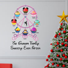 Load image into Gallery viewer, Family Ferris Wheel Personalized Decal - Sweet Holiday Gifts Decal Sticker PopCulturePrints
