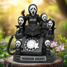 Load image into Gallery viewer, &quot;Scream with Laughter!&quot; - Custom Horror Dad Acrylic Plaque - Personalized Gifts for Dad, Grandpa, and all Halloween Lovers Shaped Plaques PopCulturePrints

